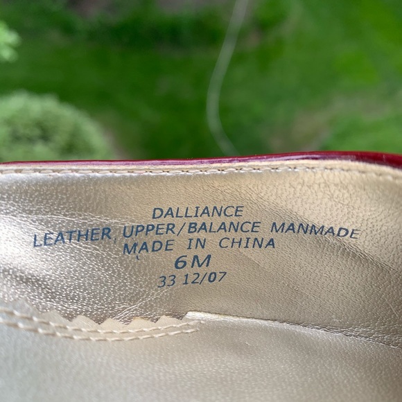 Croc pattern Leather Kitten heel slides - Picture 6 of 6